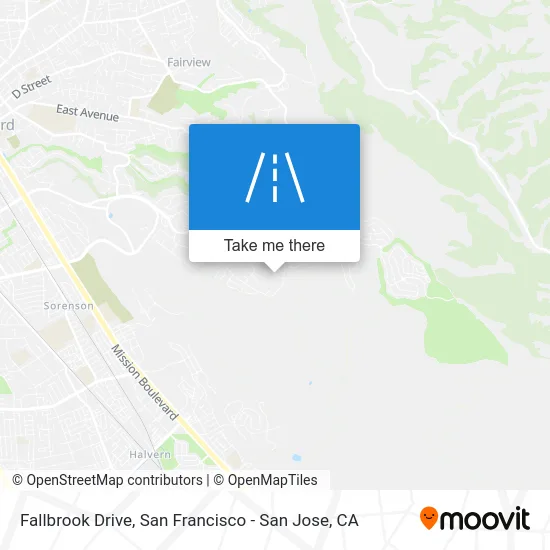 Fallbrook Drive map