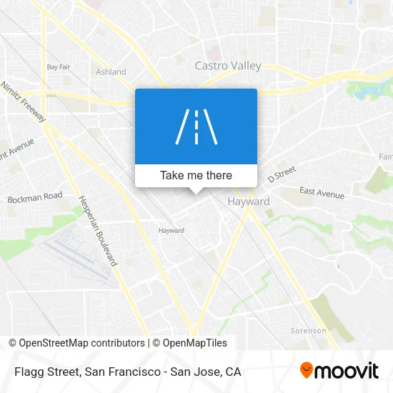 Mapa de Flagg Street