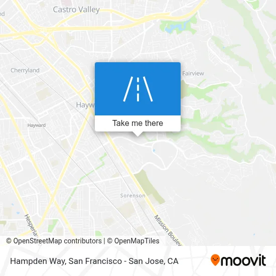 Hampden Way map