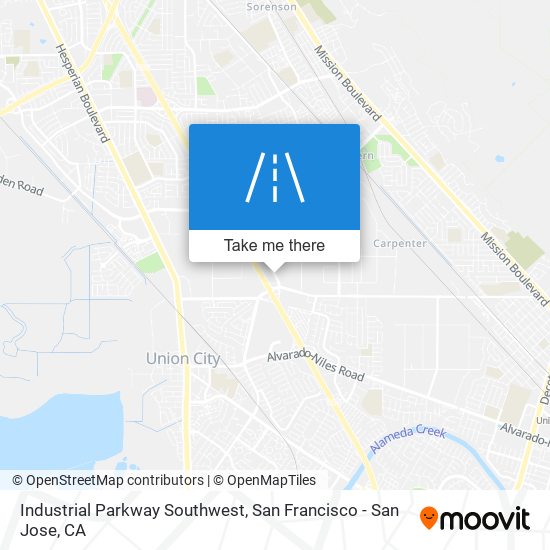 Mapa de Industrial Parkway Southwest