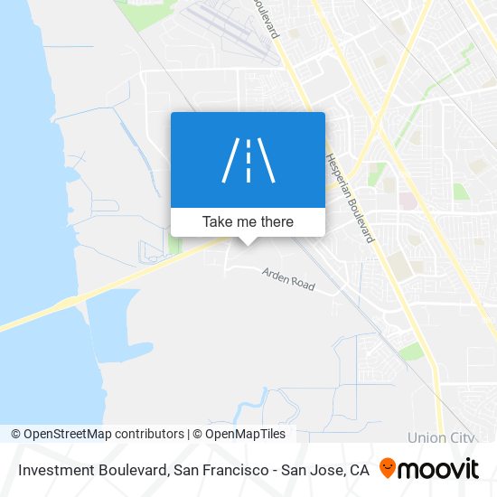 Investment Boulevard map