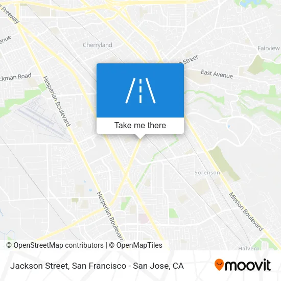Jackson Street map