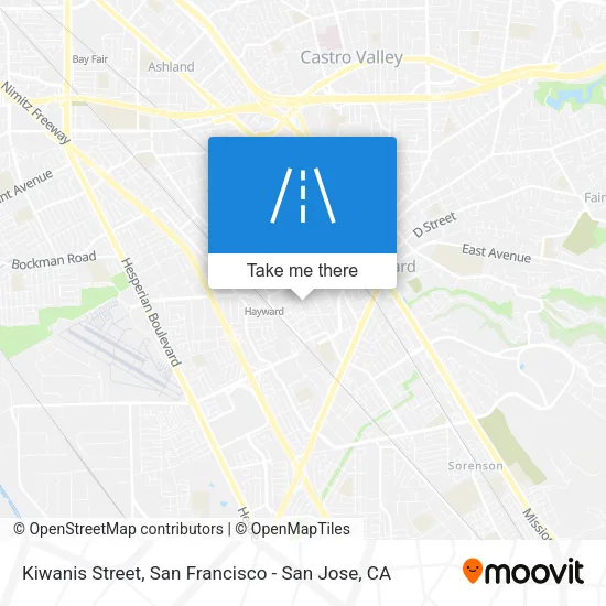 Mapa de Kiwanis Street