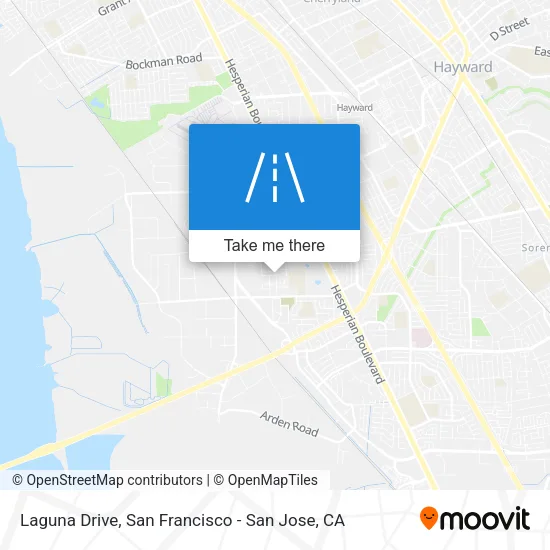 Mapa de Laguna Drive