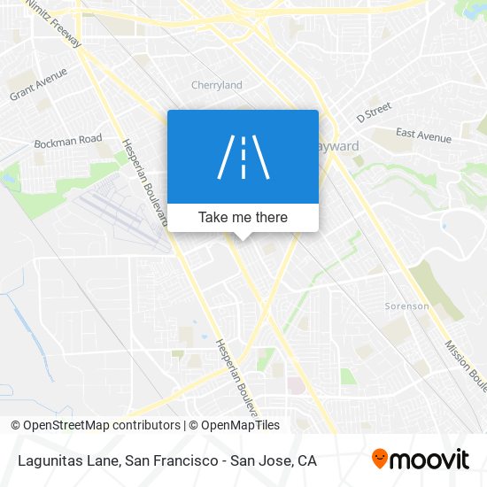 Lagunitas Lane map