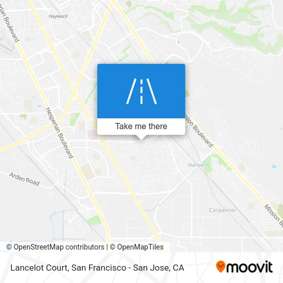 Lancelot Court map