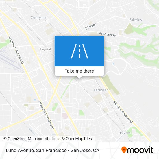 Mapa de Lund Avenue