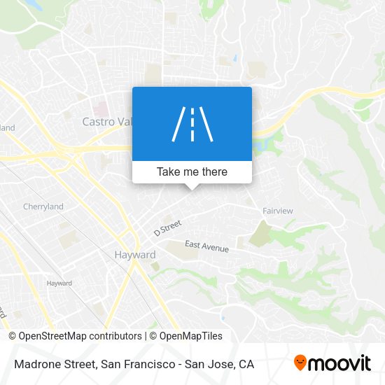 Madrone Street map