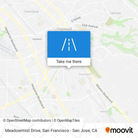Mapa de Meadowmist Drive