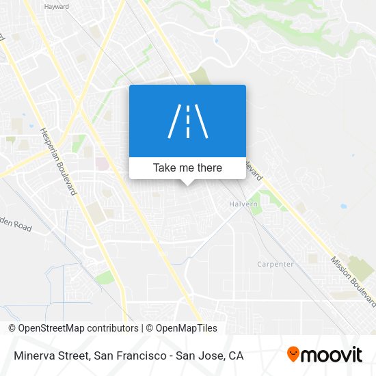 Mapa de Minerva Street
