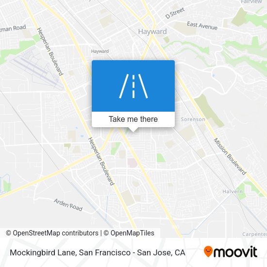Mockingbird Lane map