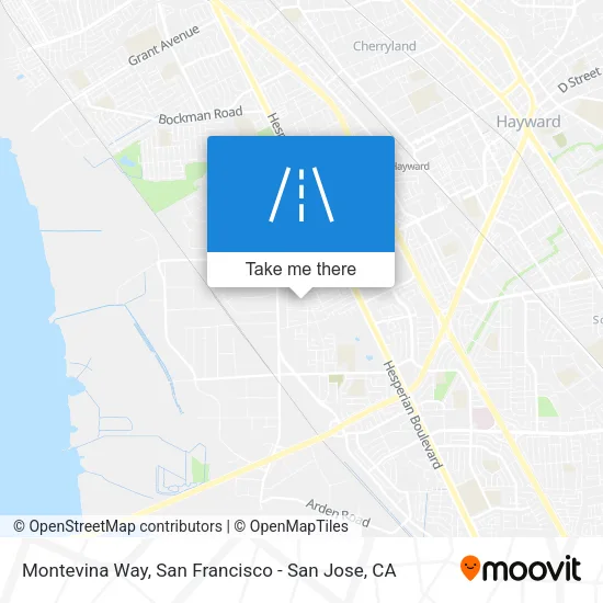 Mapa de Montevina Way