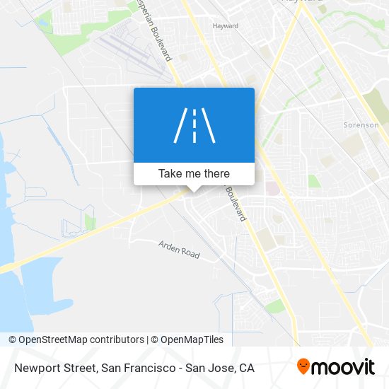 Newport Street map