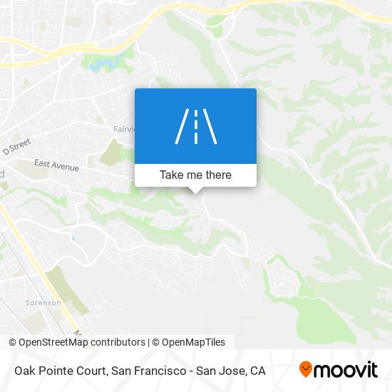 Mapa de Oak Pointe Court