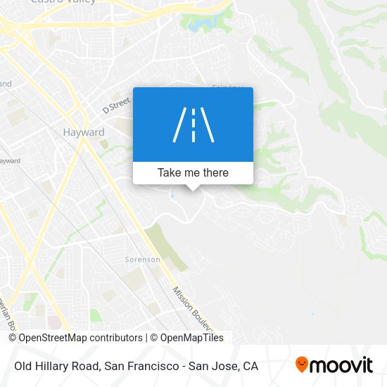 Mapa de Old Hillary Road
