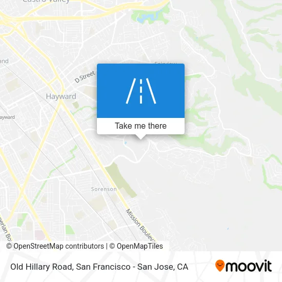Mapa de Old Hillary Road