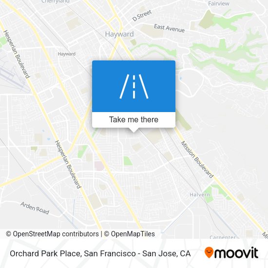 Orchard Park Place map