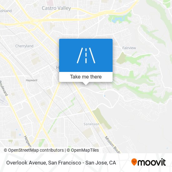 Mapa de Overlook Avenue