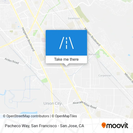 Mapa de Pacheco Way