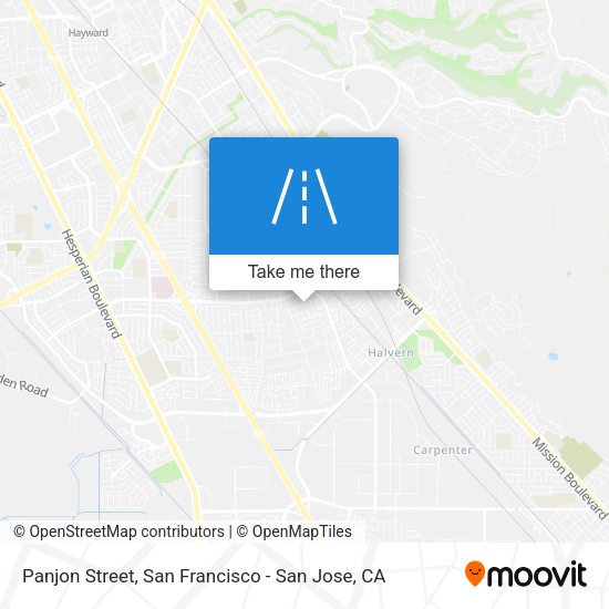 Mapa de Panjon Street