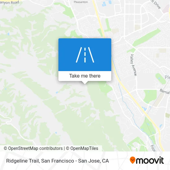 Ridgeline Trail map