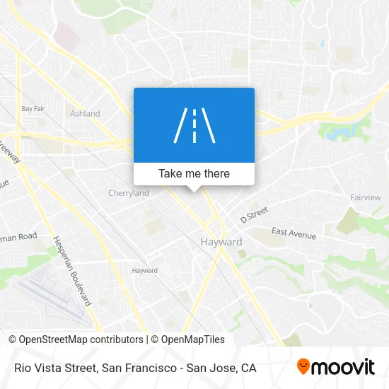 Rio Vista Street map