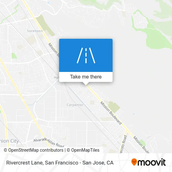 Mapa de Rivercrest Lane