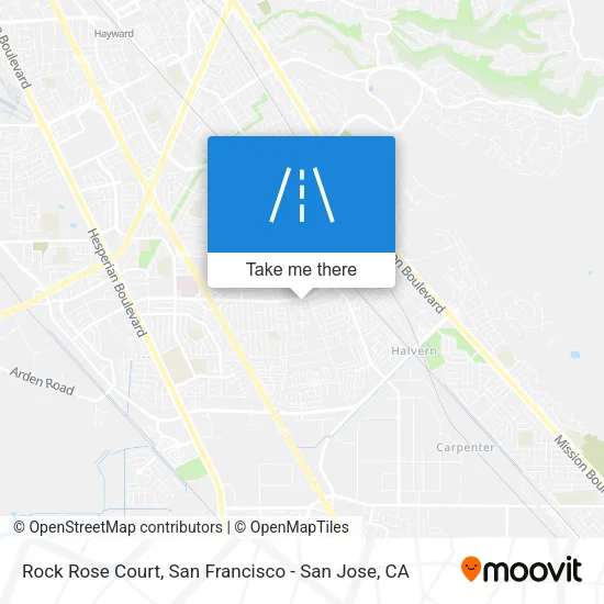 Rock Rose Court map