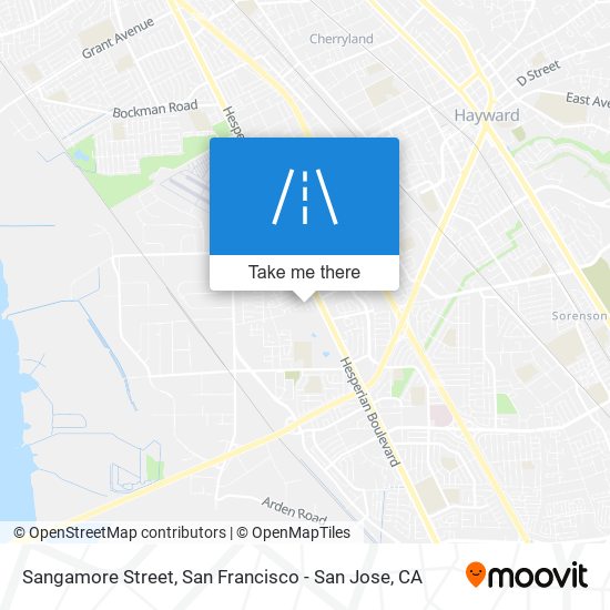 Mapa de Sangamore Street