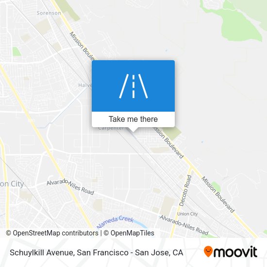Schuylkill Avenue map