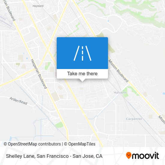 Mapa de Shelley Lane