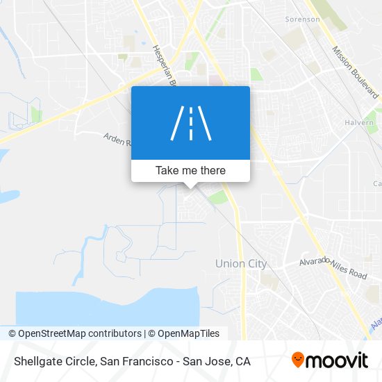 Mapa de Shellgate Circle