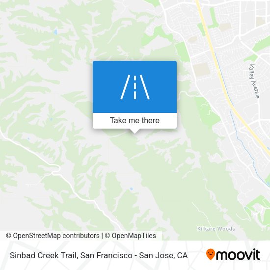 Sinbad Creek Trail map