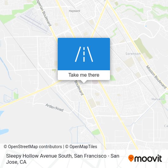 Sleepy Hollow Avenue South map