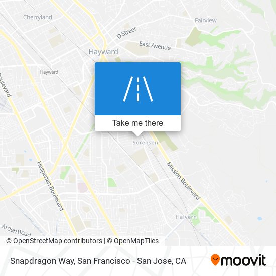 Snapdragon Way map