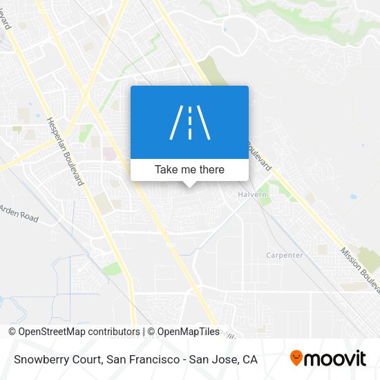 Mapa de Snowberry Court