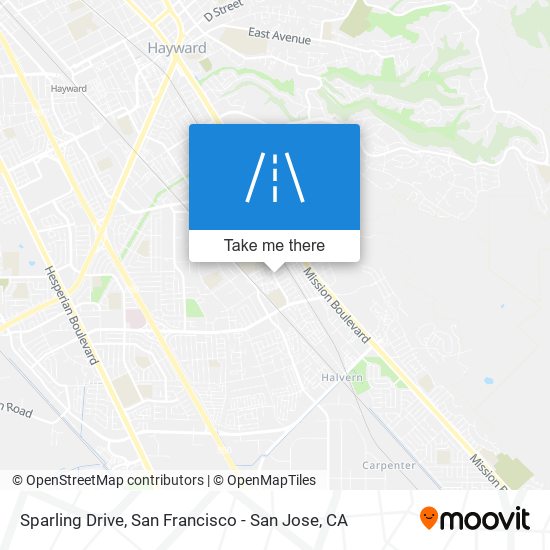 Sparling Drive map
