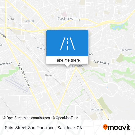 Mapa de Spire Street