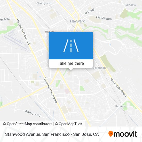 Mapa de Stanwood Avenue