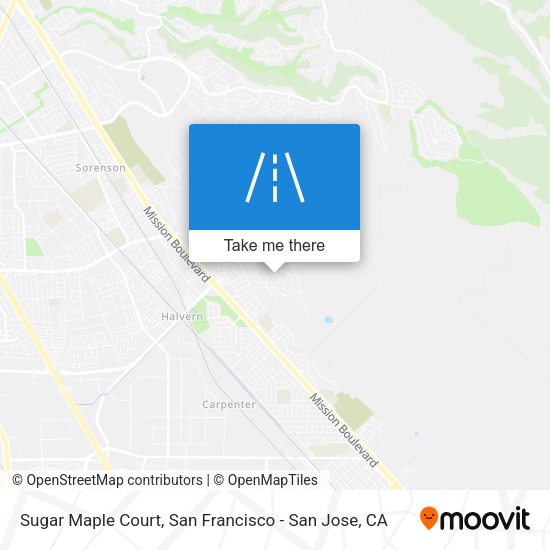 Sugar Maple Court map