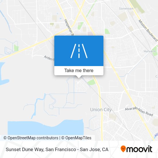 Mapa de Sunset Dune Way