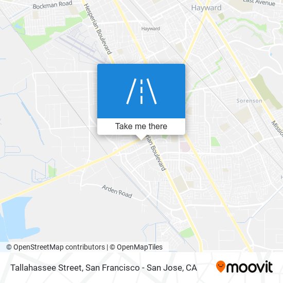 Mapa de Tallahassee Street