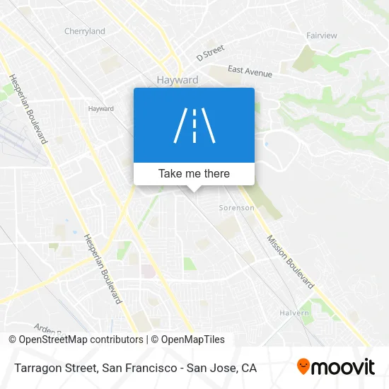 Mapa de Tarragon Street