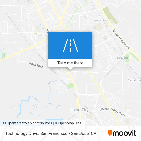 Technology Drive map