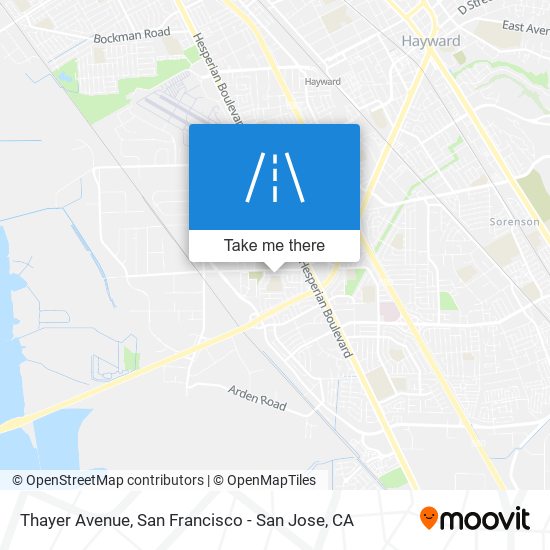 Mapa de Thayer Avenue