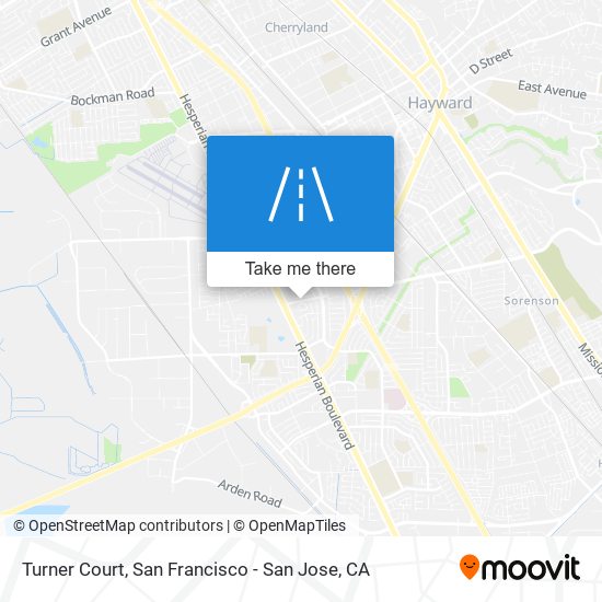 Turner Court map