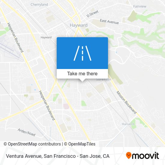 Mapa de Ventura Avenue