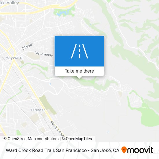 Mapa de Ward Creek Road Trail