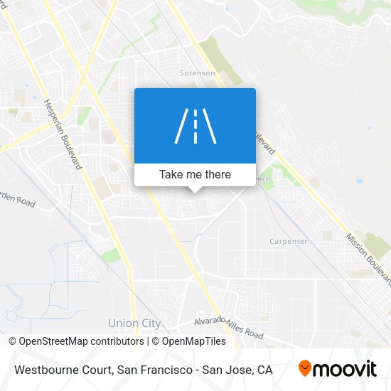 Mapa de Westbourne Court