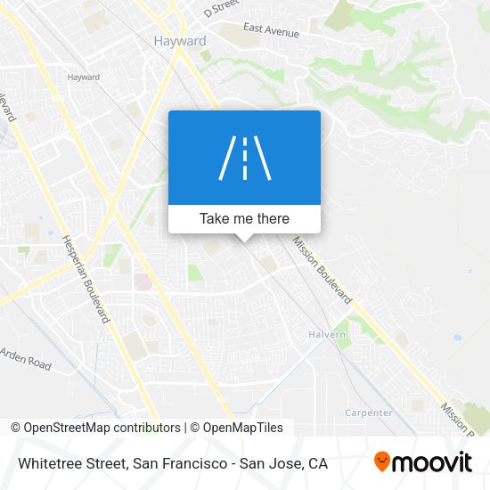 Mapa de Whitetree Street